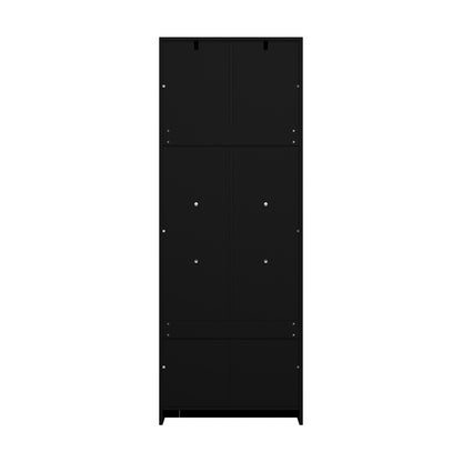 LED Display Cabinet Sideboard 170cm Black | HomeAndLiving