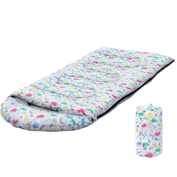  Kids Sleeping Bag 180cm Thermal for Camping & Hiking White