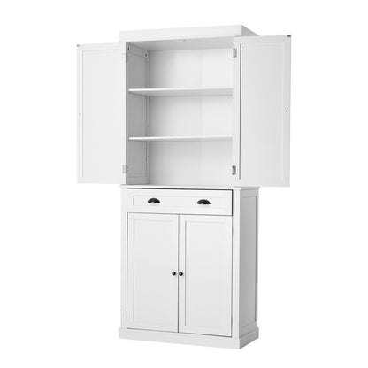 Sideboard Cabinet Storage Cupboard Pantry Drawer 6-Tier Shelf