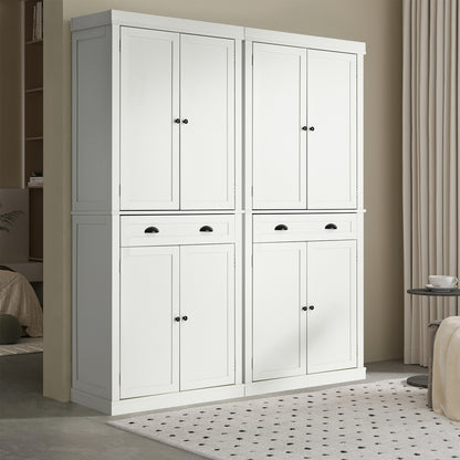 Sideboard Cabinet Storage Cupboard Pantry Drawer 6-Tier Shelf