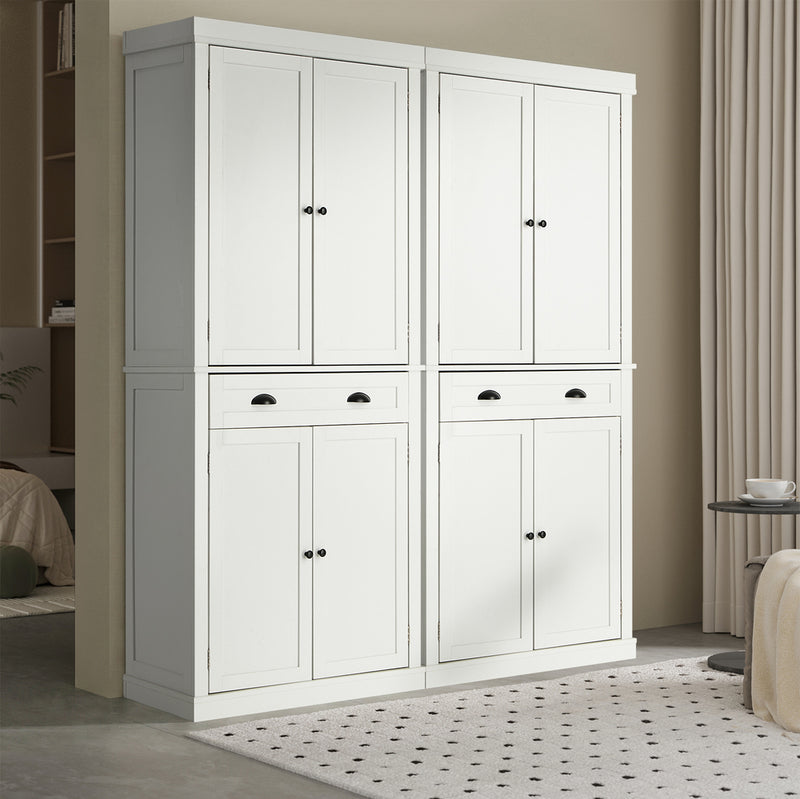 Sideboard Cabinet Storage Cupboard Pantry Drawer 6-Tier Shelf