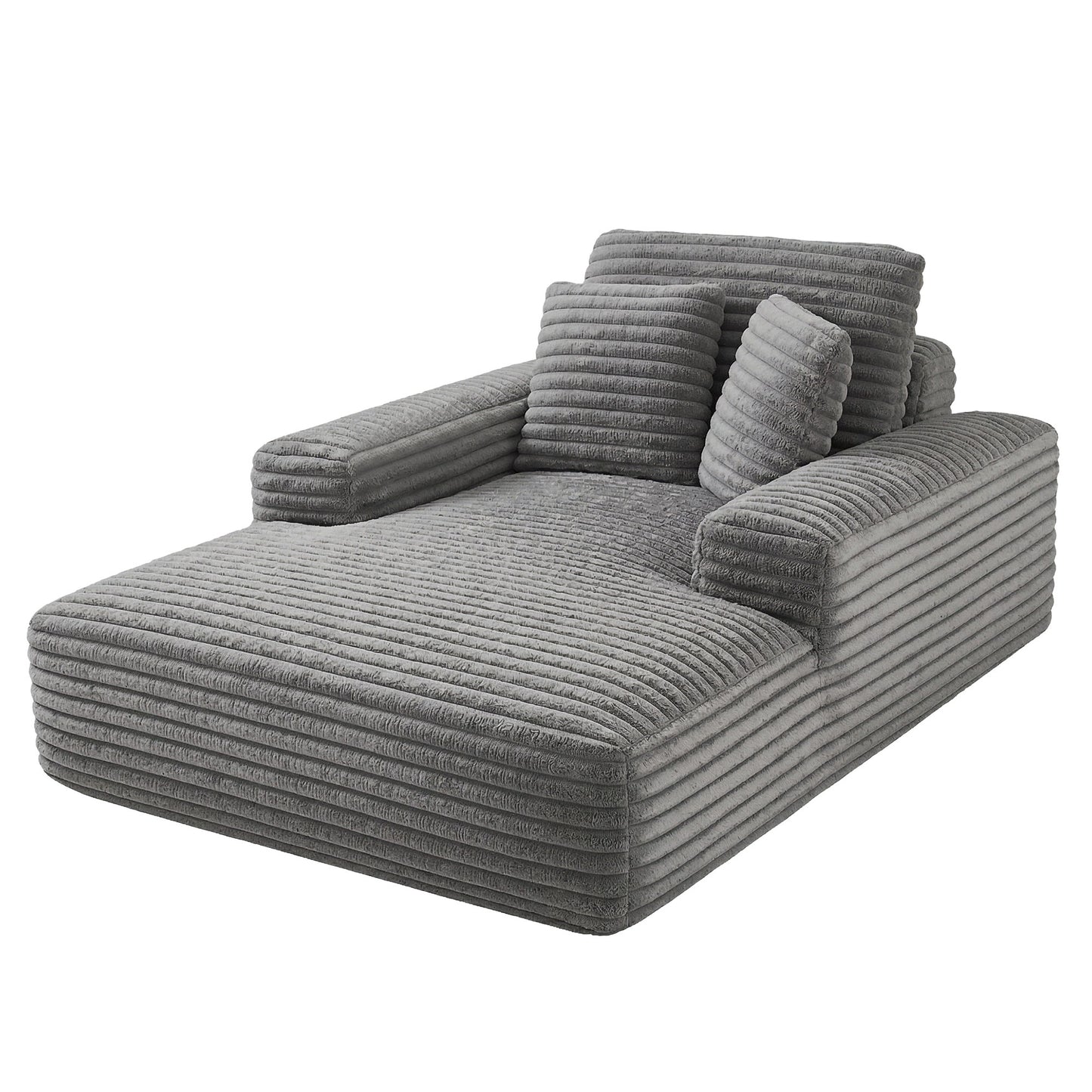 Sofa Bed Recliner Chair Pocket Spring Faux Fur | HomeAndLiving