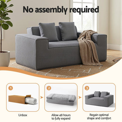 Grey sofa king, view 6