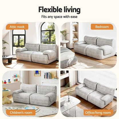 Grey 2 Seater Sofa Bed king