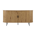 Buffet Sideboard Sliding Doors Pantry Cabinet Natural