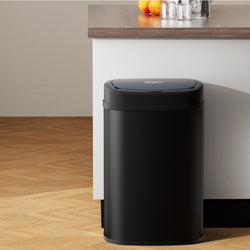 50L Sensor Bin Motion Rubbish Automatic Black