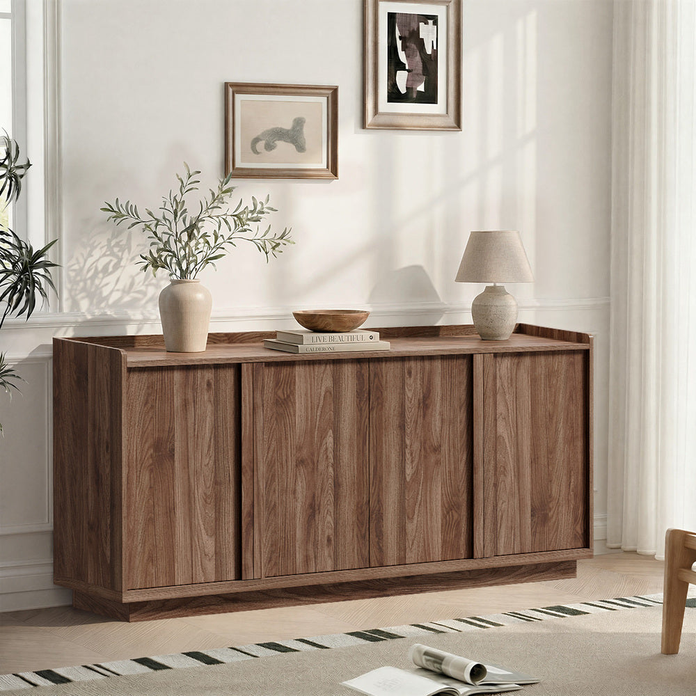 Sideboard 160cm Walnut 160x39x73cm