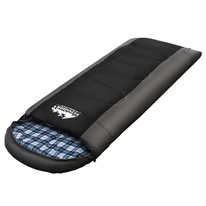 Sleeping Bag Single Thermal Camping Hiking Tent Black  -20°C
