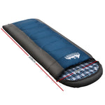 Weisshorn Sleeping Bag Bags Single Camping Hiking -20Â°C to 10Â°C Tent Winter Thermal Navy