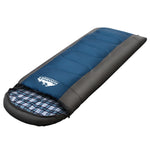 Weisshorn Sleeping Bag Bags Single Camping Hiking -20Â°C to 10Â°C Tent Winter Thermal Navy