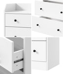 Buffet Sideboard Hamptons Style 6 Drawers White