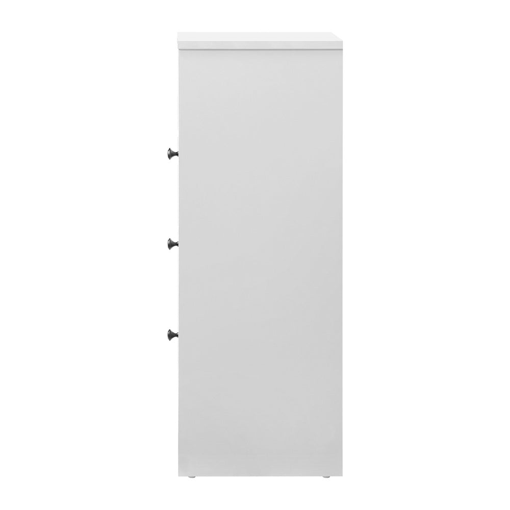 2x Chest of Drawers Storage Cabinet Dresser Tallboy Hamptons