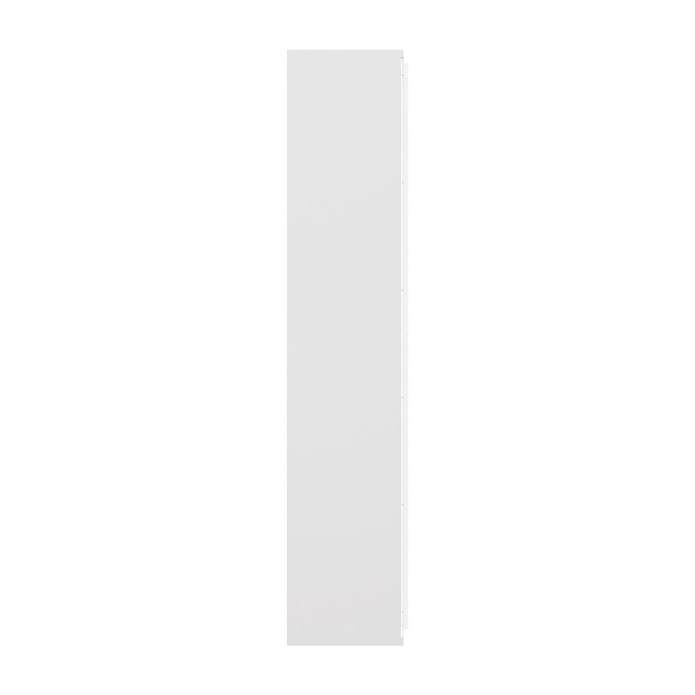 LED Display Cabinet Wall Mounted White 2PCS | HomeAndLiving