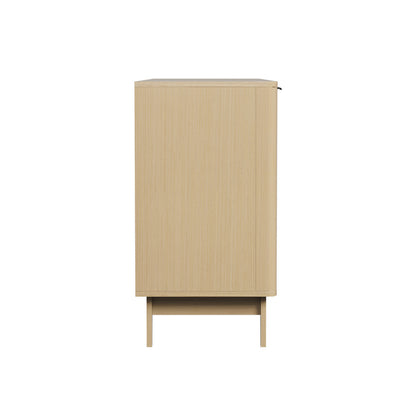 Buffet Sideboard Storage Cabinet 4 Doors Cupboard White