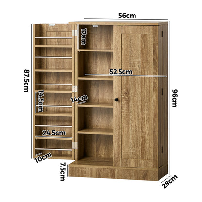 Sideboard Cabinet 2 Door Kitchen Storage | HomeAndLiving - 3