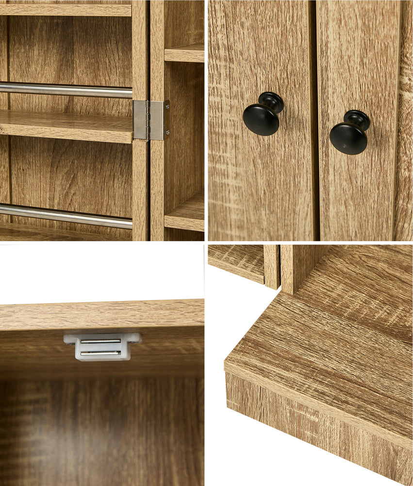 Sideboard Cabinet 2 Door Kitchen Storage | HomeAndLiving - 5