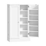 Buffet Sideboard Cabinet 2 Doors Cupboard Pantry Kitchen Storage White