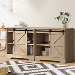 2x Buffet Sideboard Cabinet Storage Cupboard