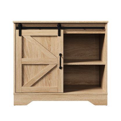 2x Buffet Sideboard Cabinet Storage Cupboard Oak