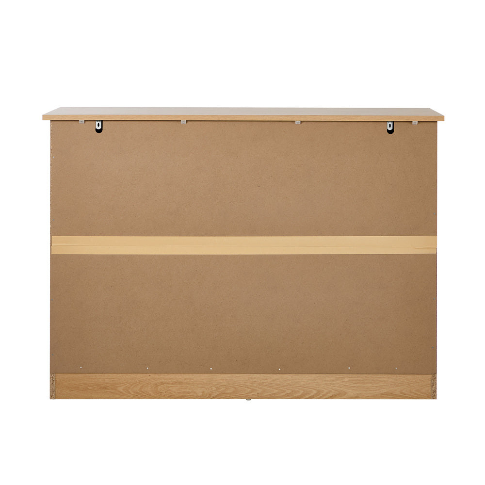 Buffet Sideboard Storage Cabinet Hallway Cupboard Natural Wood Finish