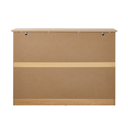 Buffet Sideboard Storage Cabinet Hallway Cupboard Natural Wood Finish
