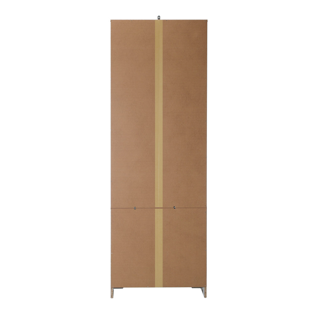 Natural Sideboard Storage Cabinet 60x30x175.5cm