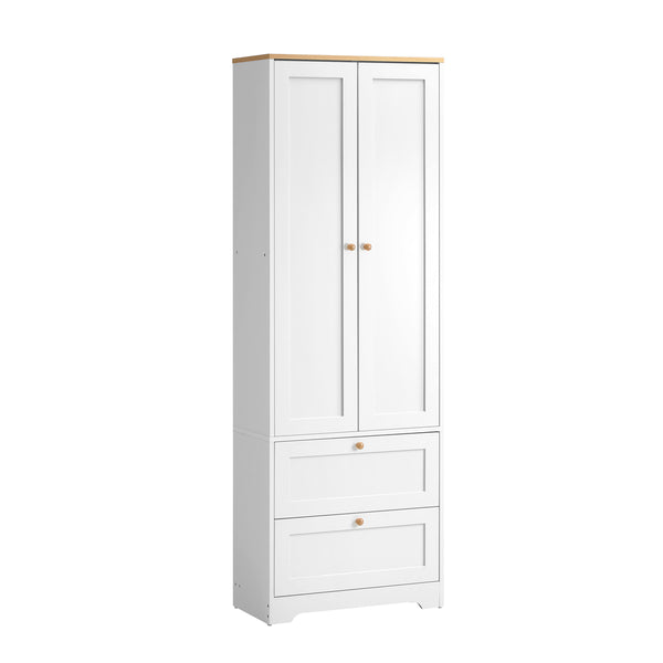  Sideboard with Display Shelf and Drawer White