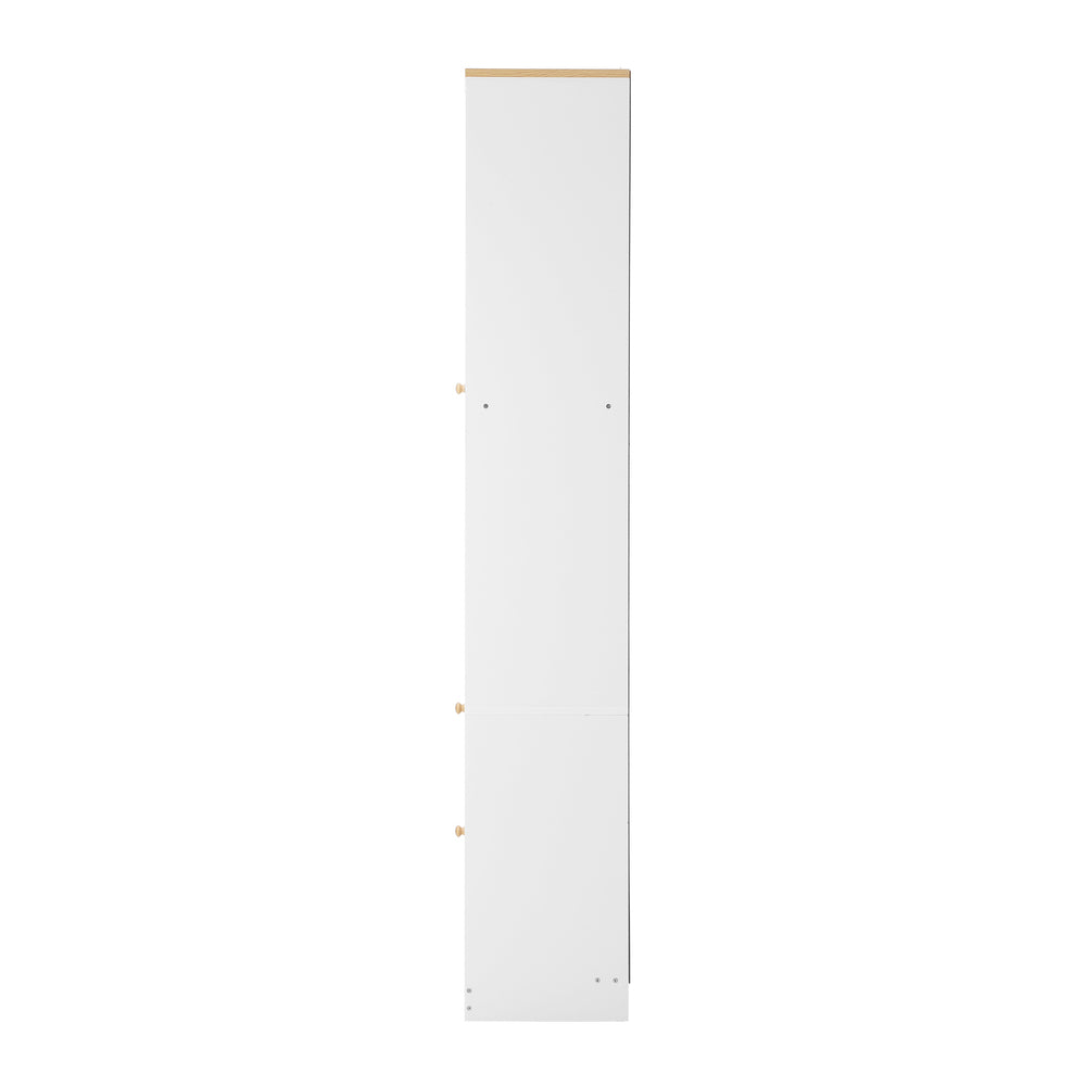 Sideboard with Display Shelf and Drawer White