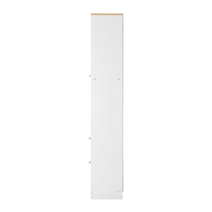 Sideboard with Display Shelf and Drawer White