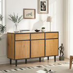 Sideboard Storage Cabinet Drawers 120cm | HomeAndLiving