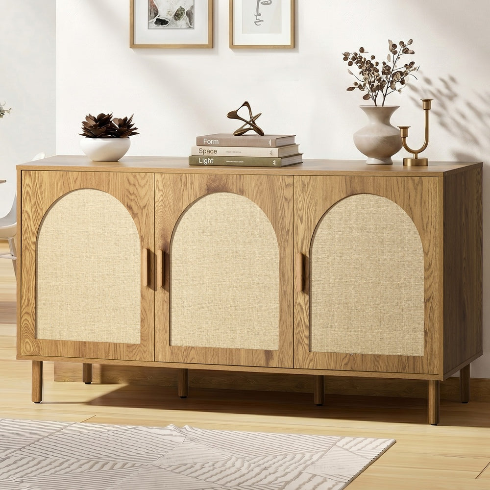 Rattan Sideboard Storage Cabinet 150cm | HomeAndLiving