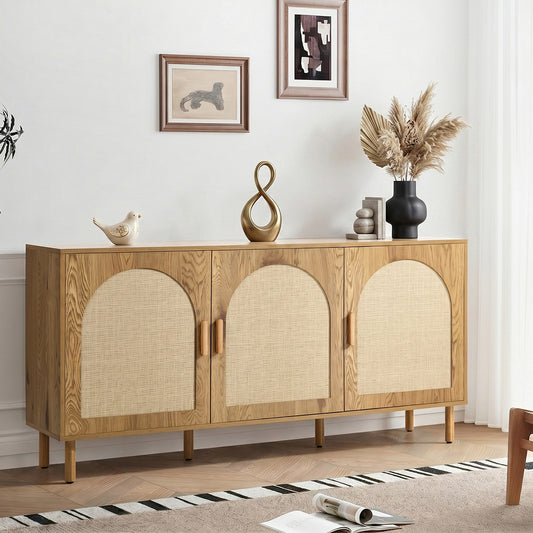 Rattan Sideboard Storage Cabinet 150cm | HomeAndLiving - 3