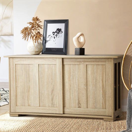 Buffet Sideboard Storage Cabinet Kitchen Table Natural