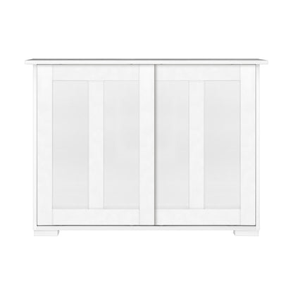 Sideboard Buffet Side Hallway Table Floor Cabinets Desk Storage Cupboard Shelf Home Furniture ?White