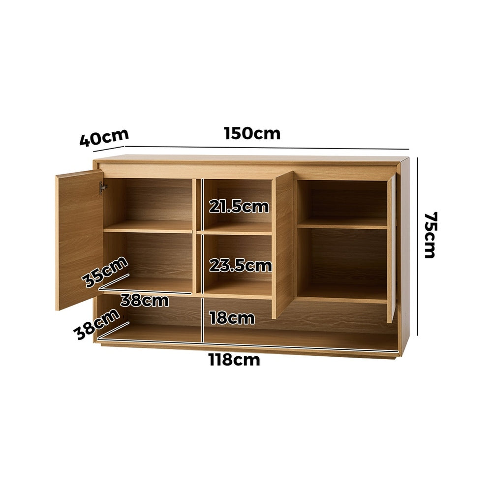 Sideboard Storage Cupboard 120cm Hallway | HomeAndLiving