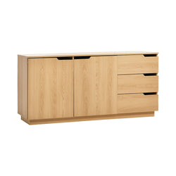 Buffet Sideboard Storage Cabinet 3 Drawers Cupboard