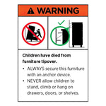 5-Tier Adjustable Display Shelf Bookcase Storage Cabinet Home Organizer