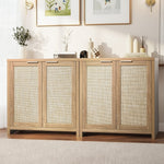2x Buffet Sideboard Storage Cabinet Cupboard Hallway Table