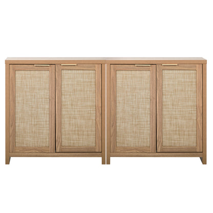 2x Buffet Sideboard Storage Cabinet Cupboard Hallway Table