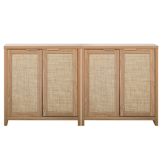 2x Buffet Sideboard Storage Cabinet Cupboard Hallway Table