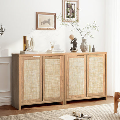 2x Buffet Sideboard Storage Cabinet Cupboard Hallway Table