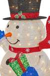 Christmas Snowman with Twinkle Lights White Indoor/Outdoor 180cmH