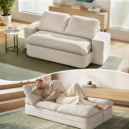Black sofa bed 200x120x58cm