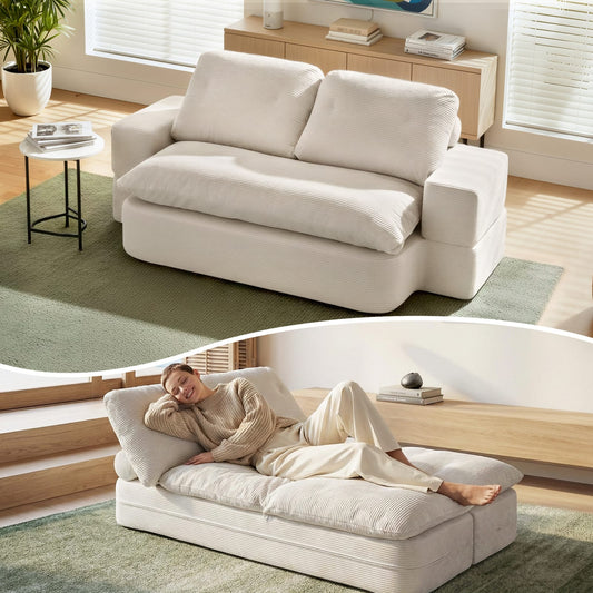 Black sofa bed 200x120x58cm