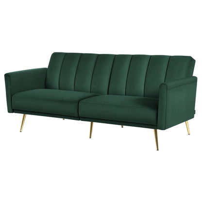 Velvet Sofa Bed 3 Seater 174x82x77cm
