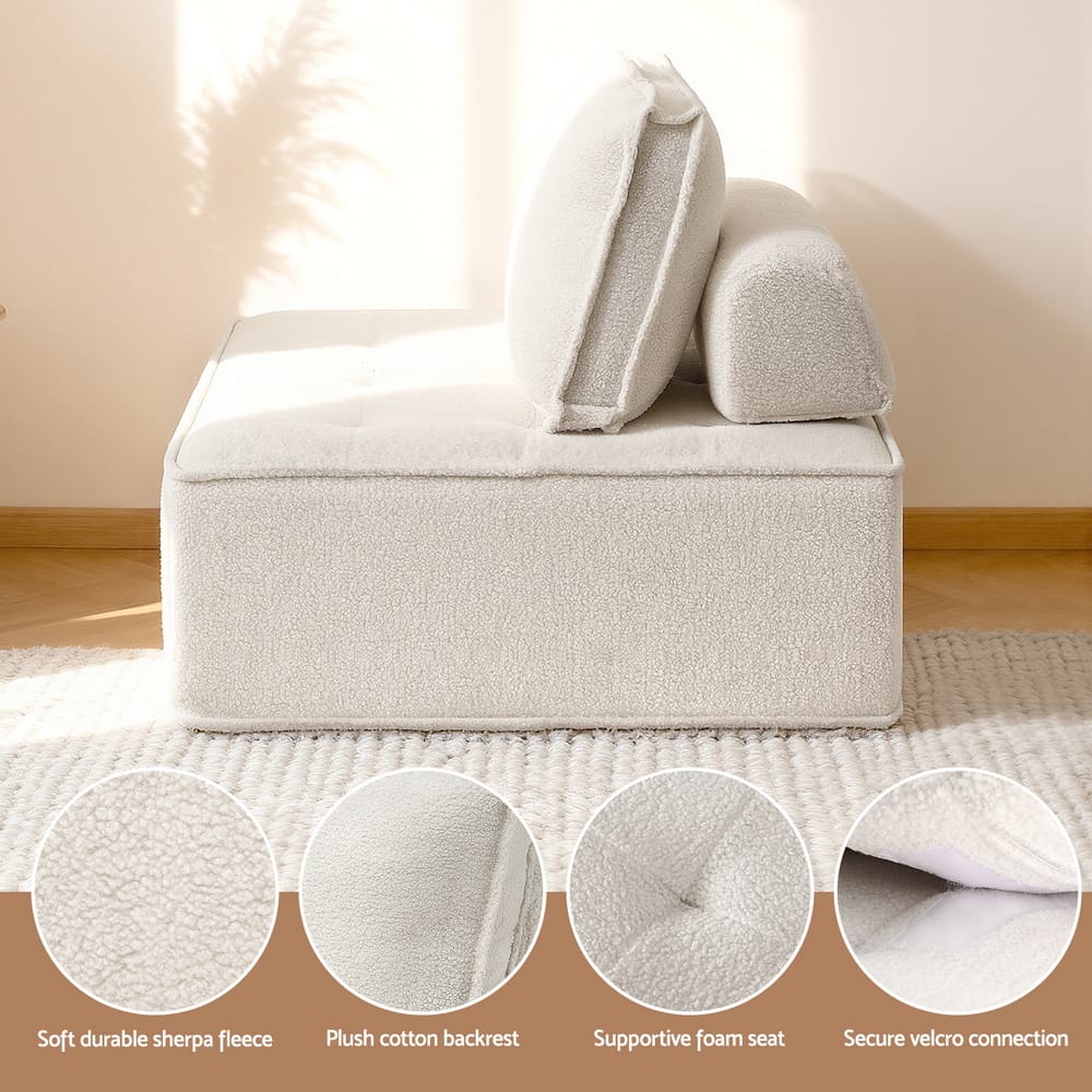 Floor Sofa Lounge Chair 4 Seater 86x86x76cm