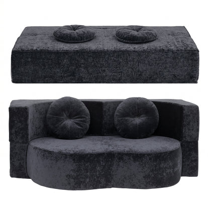Convertible Sofa Bed Folding Sleeper Couch | HomeAndLiving - 3