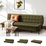3-Seater Sofa Bed Innerspring Futon Couch | HomeAndLiving