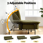 3-Seater Sofa Bed Innerspring Futon Couch | HomeAndLiving