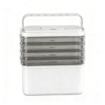 5 Tier Clear Plastic Storage Box Organiser | Home & Living